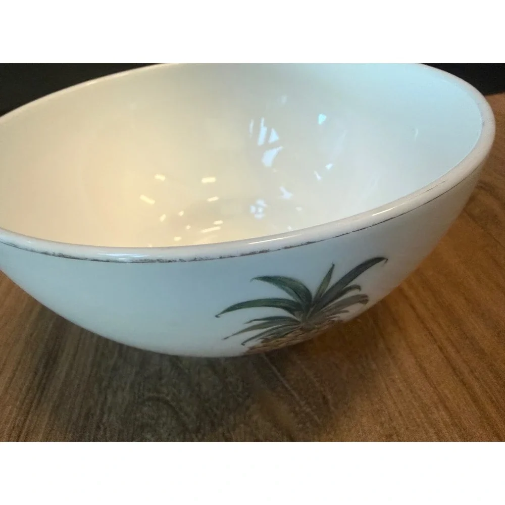 Lenox British Colonial Bamboo Pineapple Bowl Chuck Fischer Fine China USA